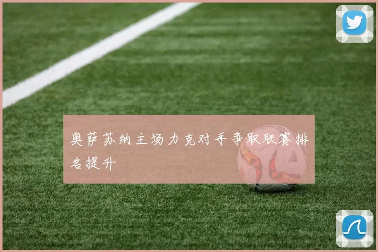 奥萨苏纳主场力克对手争取联赛排名提升